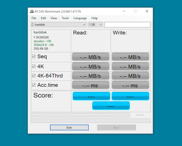 Programmi per SSD