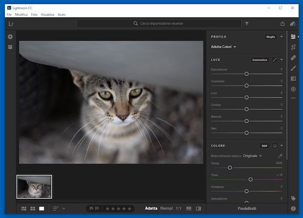 Programmi per gestire file RAW