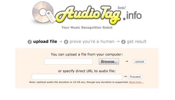 Programmi per identificare canzoni