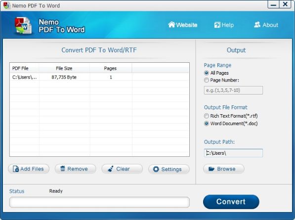 convertitore file da pdf a word