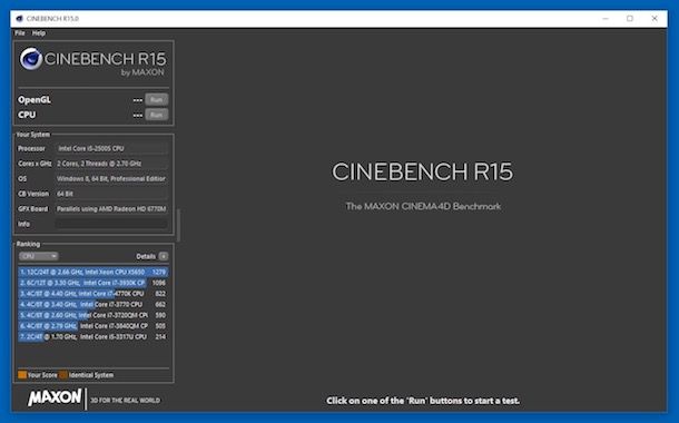 Programmi per benchmark