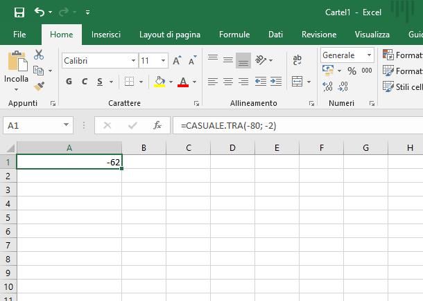 Come generare numeri casuali su Excel