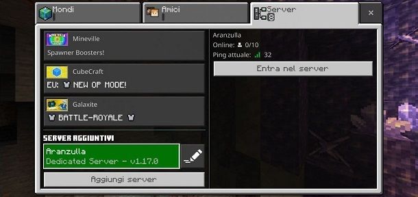 Come hostare un server Minecraft gratis Bedrock