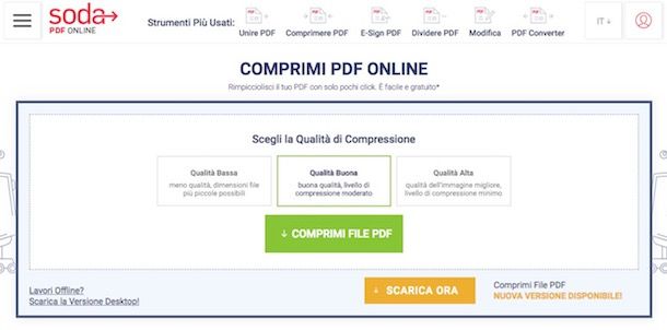 Come zippare un PDF