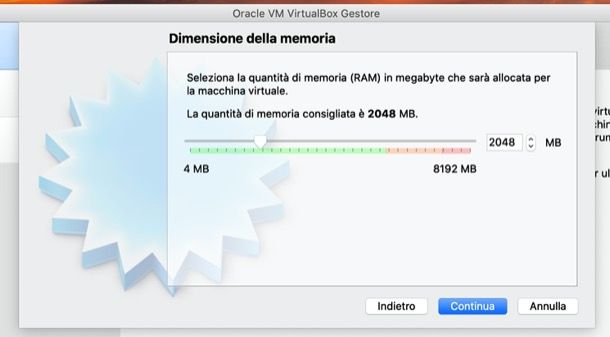 Creare macchina virtuale con VirtualBox