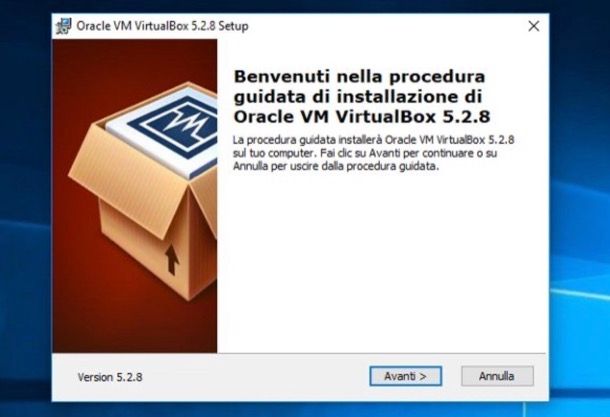 Installazione VirtualBox