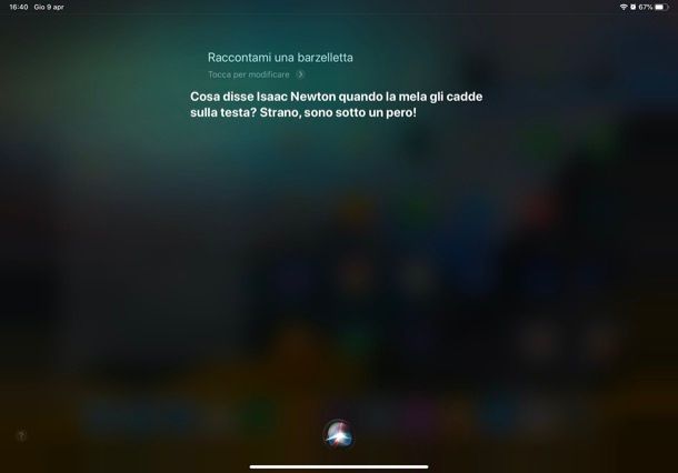 Siri su iPad