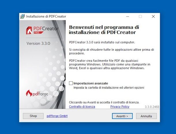 Come salvare un documento in PDF