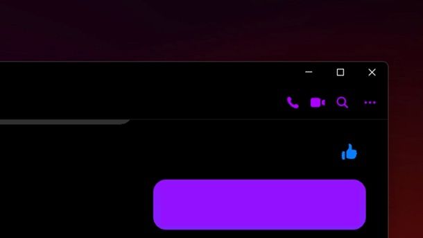 Videochiamata Facebook Messenger PC