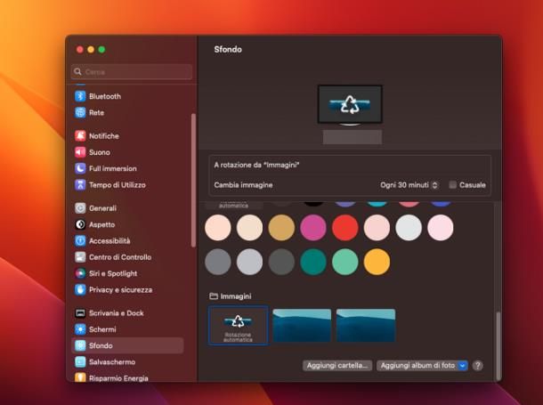 Come animare il desktop: macOS