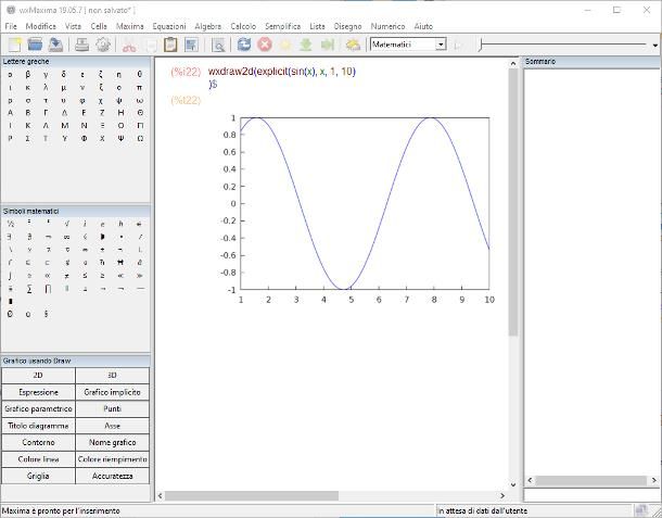 Programmi per disegnare funzioni