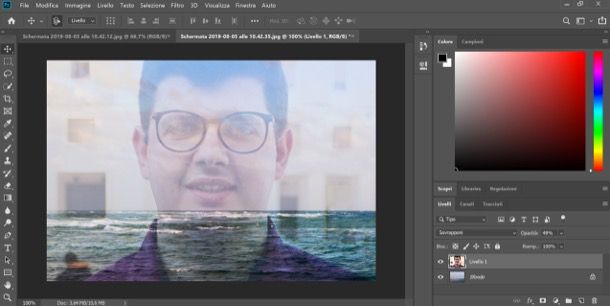 Fondere due immagini con Photoshop