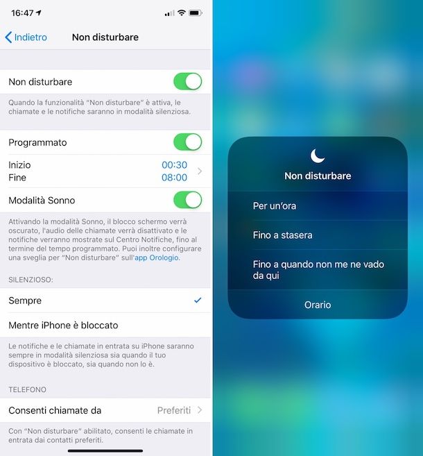 Come escludere chiamate su iPhone