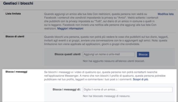 Come Limitare Una Persona Su Facebook