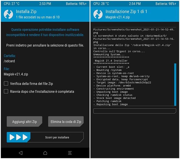 Programma per ottenere permessi di root: Android