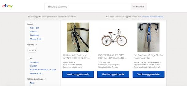 Creare inserzione su eBay