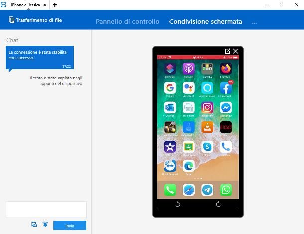 Come comandare iPhone da PC