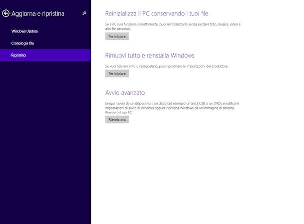 Come velocizzare il PC Windows 8