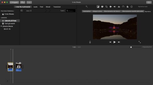 Programmi per editing video Mac