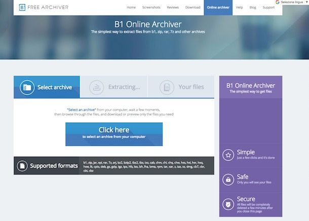 B1 Online Archiver