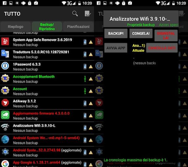 Come disinstallare un programma su Android
