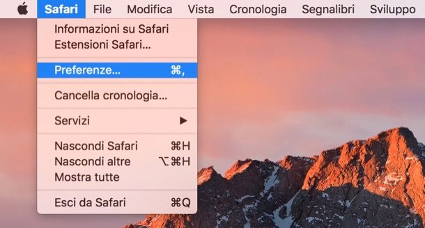 Come impostare pagina iniziale Safari su Mac