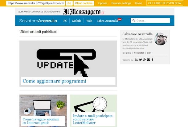 Come proxarsi con Firefox