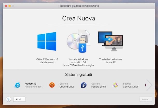 Programmi per usare Windows su Mac