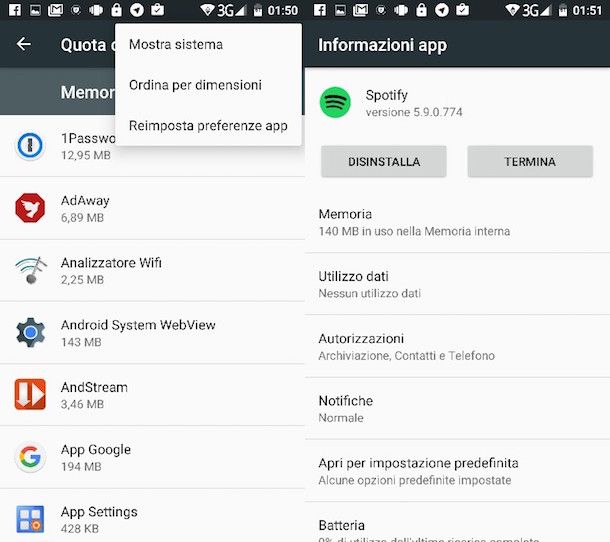 Come disinstallare un programma su Android