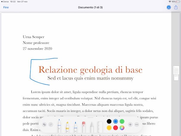 File PDF iPadOS