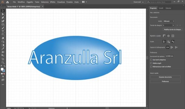 Logo creato con Illustrator