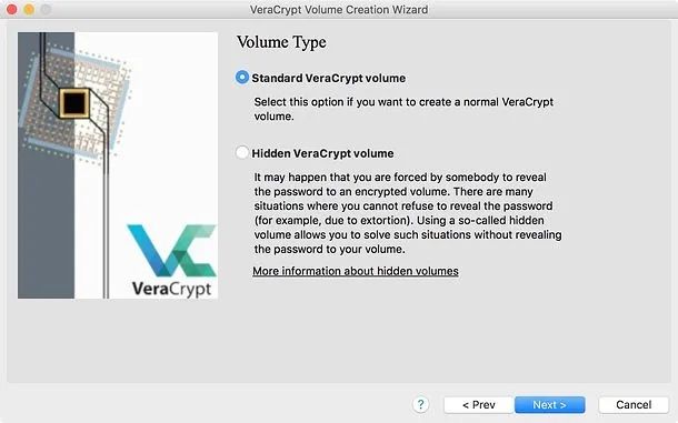 Criptare una cartella Mac con VeraCript