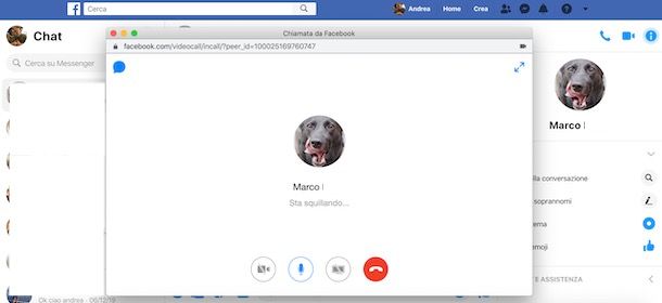 Come chiamare gratis con Facebook da PC