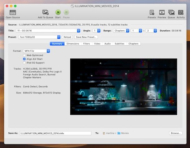 Come estrarre video da DVD con Mac
