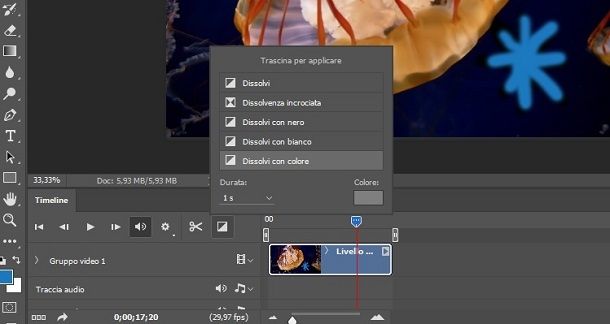 Come modificare un video con Photoshop