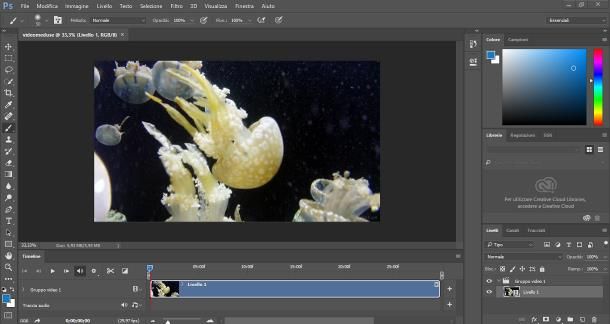 Come modificare video con Photoshop