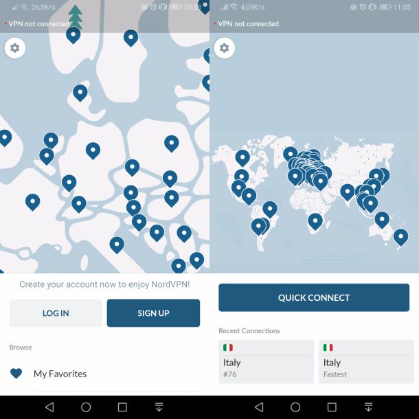 NordVPN Accesso