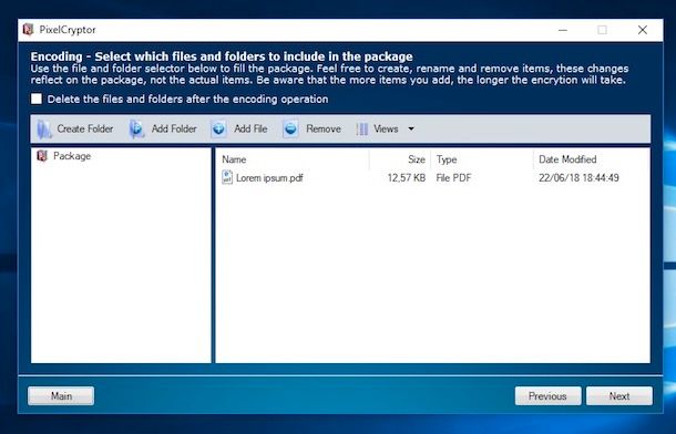 Programmi per criptare file
