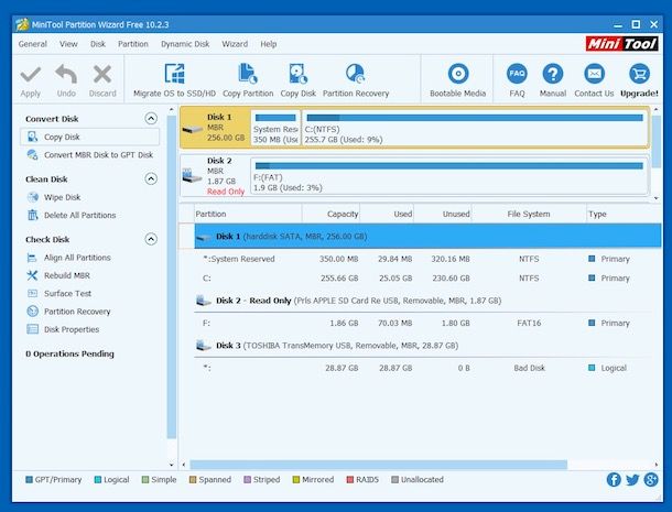 Programmi per SD card