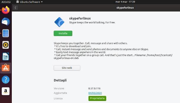 Come installare Skype su Linux