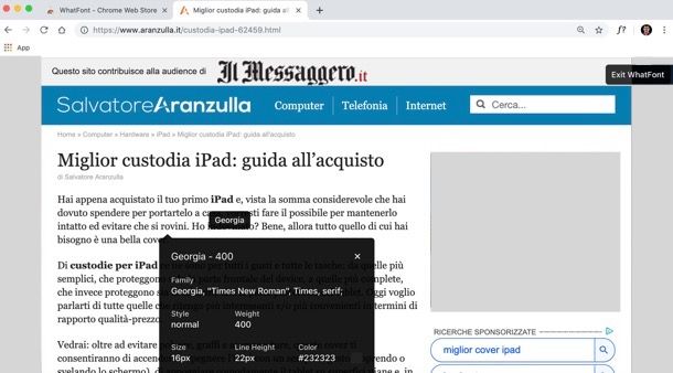 Programmi per font