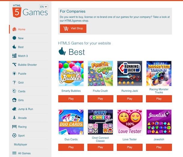 Giochi online gratis