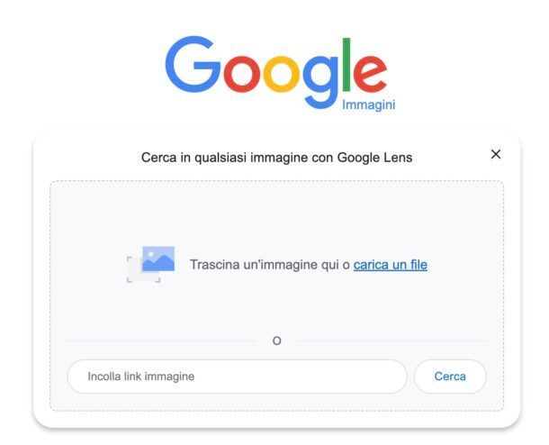 Ricerca per immagini di Google