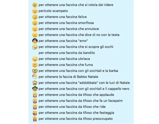 emoticon skype nascoste