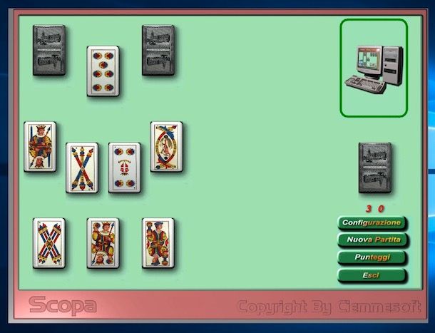 Gioco Scopa gratis