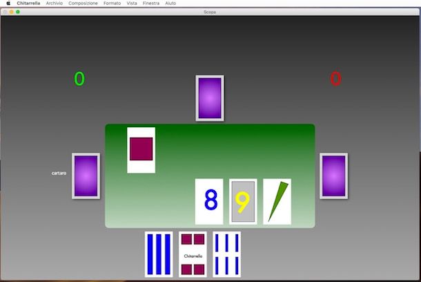 Gioco Scopa gratis