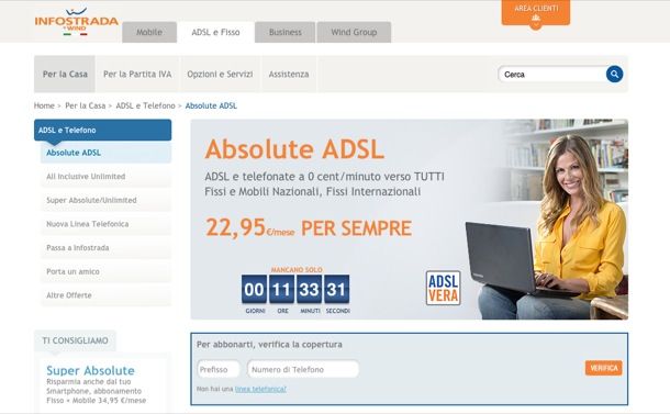Copertura ADSL