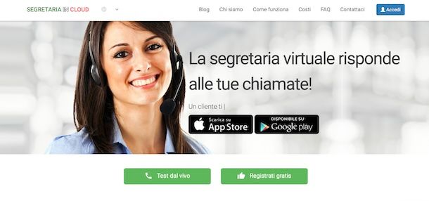 Home page Segretaria in Cloud