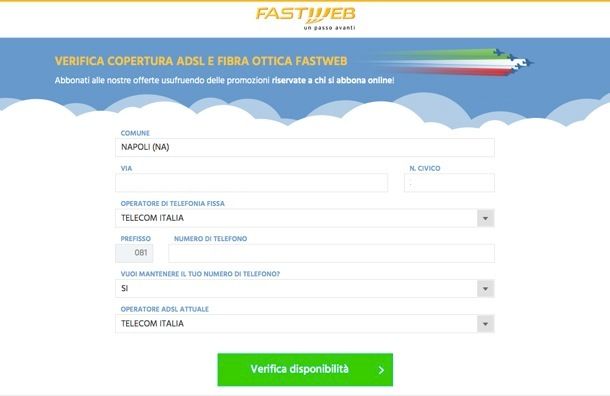 Copertura Fastweb
