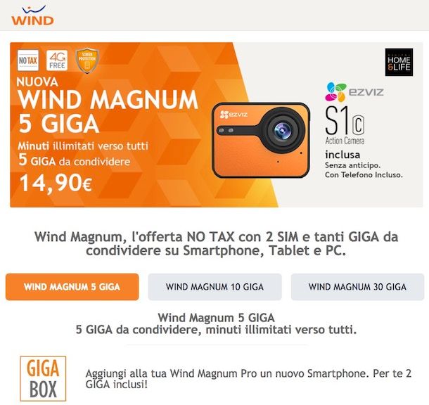Quali sono le offerte di Wind
